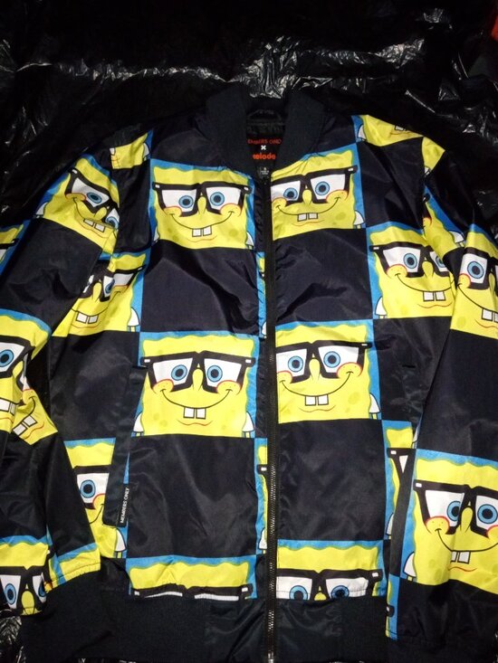 Members Only Other - Members Only x Nickelodeon Spongebob Bomber Jacket Mens Small